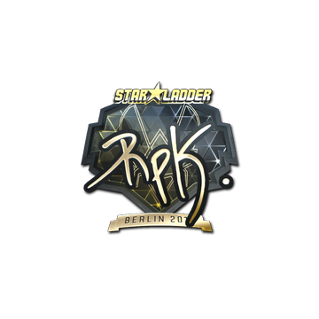 Sticker | RpK (Gold) | Berlin 2019 image 360x360
