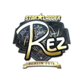 Sticker | REZ (Gold) | Berlin 2019 image 120x120