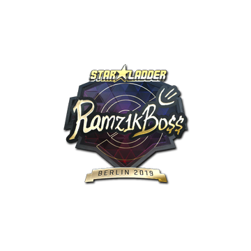 Sticker | Ramz1kBO$$ (Gold) | Berlin 2019 image 360x360