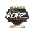 Sticker | ropz (Gold) | Berlin 2019 image 120x120