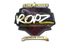 Sticker | ropz (Gold) | Berlin 2019