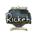 Sticker | Rickeh (Gold) | Berlin 2019 image 120x120