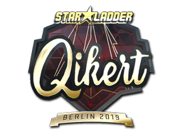 ステッカー | qikert (ゴールド) | Berlin 2019