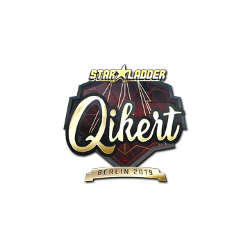 Sticker | qikert (Gold) | Berlin 2019 image 360x360