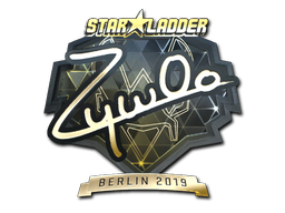 Autocolante | ZywOo (Gold) | Berlim 2019