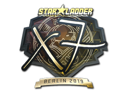 Sticker | xseveN (Goud) | Berlin 2019