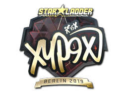 Klistremerke | Xyp9x (gull) | Berlin 2019