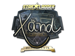 Sticker | xand (Gold) | Berlin 2019