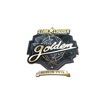 Sticker | Golden (Gold) | Berlin 2019 image 360x360