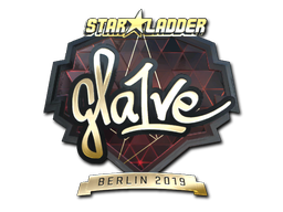 Стикер | gla1ve (златен) | Berlin 2019