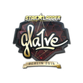 Sticker | gla1ve (Gold) | Berlin 2019 image 120x120