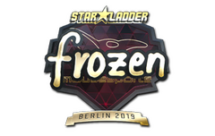 Sticker | frozen (Gold) | Berlin 2019