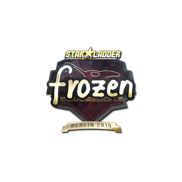 Sticker | frozen (Gold) | Berlin 2019 image 360x360