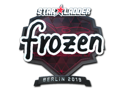 Aufkleber | frozen (Glanz) | Berlin 2019