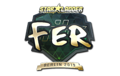 Sticker | fer (Gold) | Berlin 2019