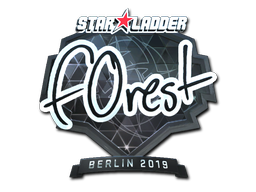 Sticker | f0rest (Foil) | Berlin 2019
