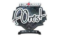 Sticker | f0rest (Foil) | Berlin 2019