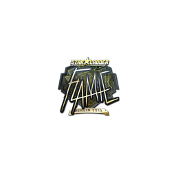 Sticker | flamie (Gold) | Berlin 2019