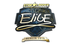 Sticker | EliGE (Gold) | Berlin 2019