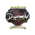 Sticker | dupreeh (Gold) | Berlin 2019 image 120x120