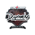 Sticker | dupreeh (Foil) | Berlin 2019 image 120x120