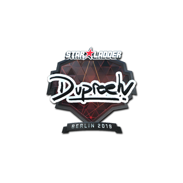 Sticker | dupreeh (Foil) | Berlin 2019 image 360x360