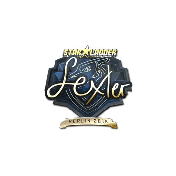 Sticker | dexter (Gold) | Berlin 2019 image 360x360