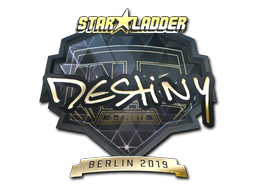 Sticker | DeStiNy (Gold) | Berlin 2019