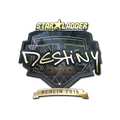 Sticker | DeStiNy (Gold) | Berlin 2019 image 120x120