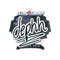 Sticker | dephh (Foil) | Berlin 2019 image 120x120