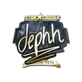 Sticker | dephh (Gold) | Berlin 2019 image 120x120