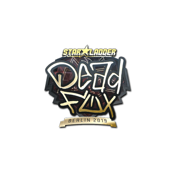 Sticker | DeadFox (Gold) | Berlin 2019 image 360x360