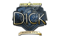 Sticker | DickStacy (Gold) | Berlin 2019