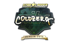 Sticker | coldzera (Gold) | Berlin 2019
