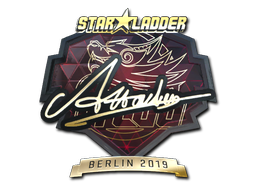 Aufkleber | Attacker (Gold) | Berlin 2019