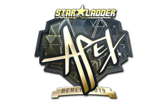 Sticker | apEX (Gold) | Berlin 2019