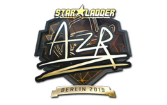 Sticker | AZR (Gold) | Berlin 2019