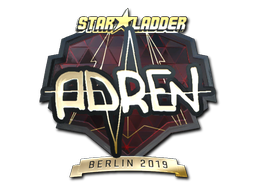 ステッカー | AdreN (ゴールド) | Berlin 2019