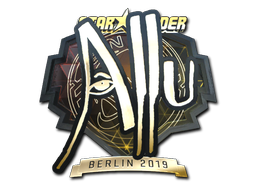 Aufkleber | allu (Gold) | Berlin 2019