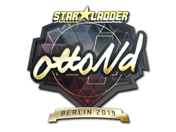 Sticker | ottoNd (Goud) | Berlin 2019