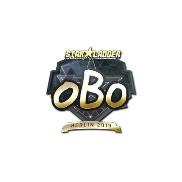 Sticker | oBo (Gold) | Berlin 2019 image 360x360