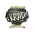 Sticker | Krad (Gold) | Berlin 2019 image 120x120