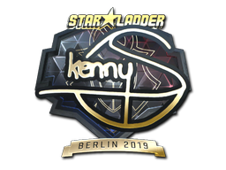 Adesivo | kennyS (Dourado) | Berlim 2019