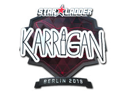 Sticker | karrigan (Foil) | Berlin 2019