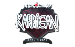 Sticker | karrigan (Foil) | Berlin 2019