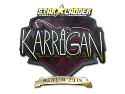 Aufkleber | karrigan (Gold) | Berlin 2019