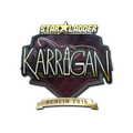 Sticker | karrigan (Gold) | Berlin 2019 image 120x120