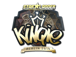 Aufkleber | kinqie (Gold) | Berlin 2019