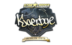 Sticker | Kjaerbye (Gold) | Berlin 2019