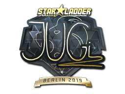 Sticker | JUGi (Goud) | Berlin 2019